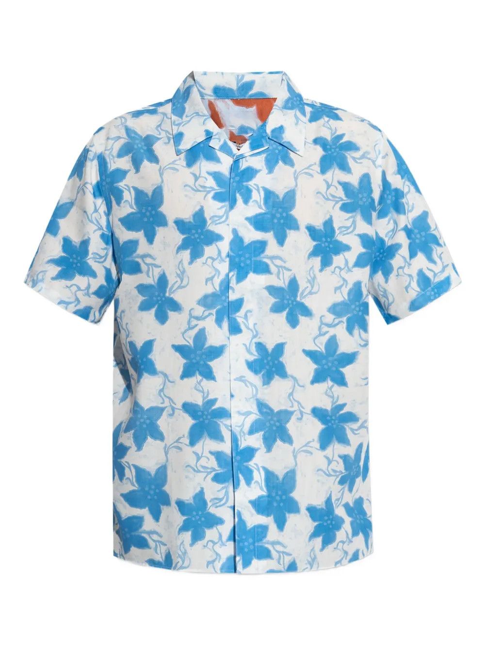 Other Men’s White Floral-Print Short-Sleeve Shirt Size US S / EU 44-46 / 1 - 1 Thumbnail