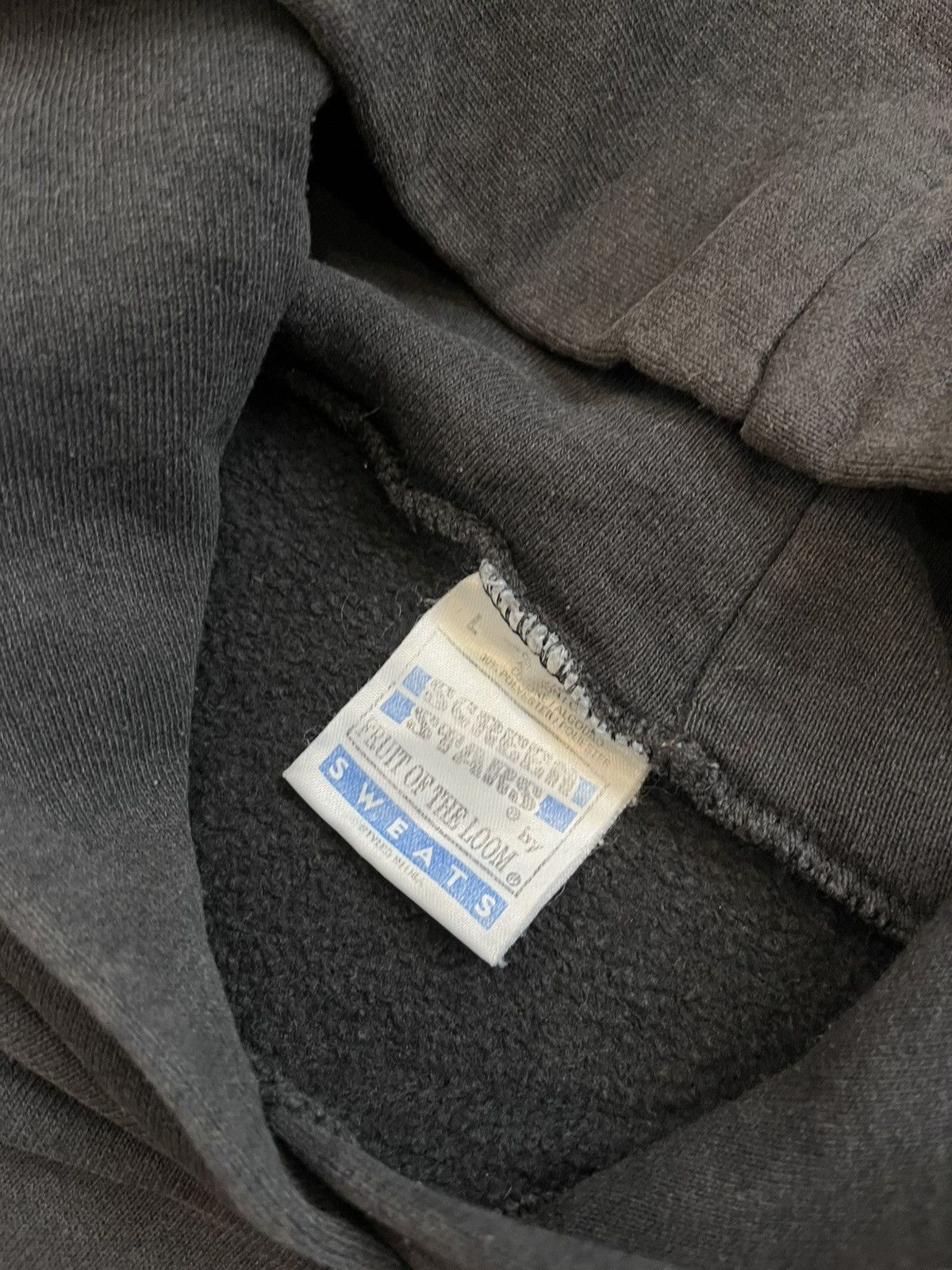 Vintage Vintage Eyes Logo Hoodie fade black distressed supreme style Size US L / EU 52-54 / 3 - 16 Thumbnail