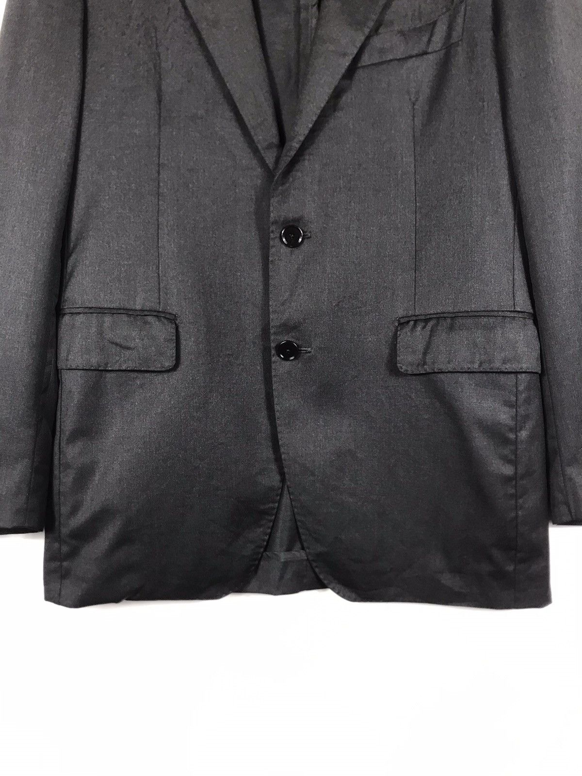 Designer × Tagliatore ⚡️Luxury Tagliatore Black Single Breast Size 46R - 5 Thumbnail