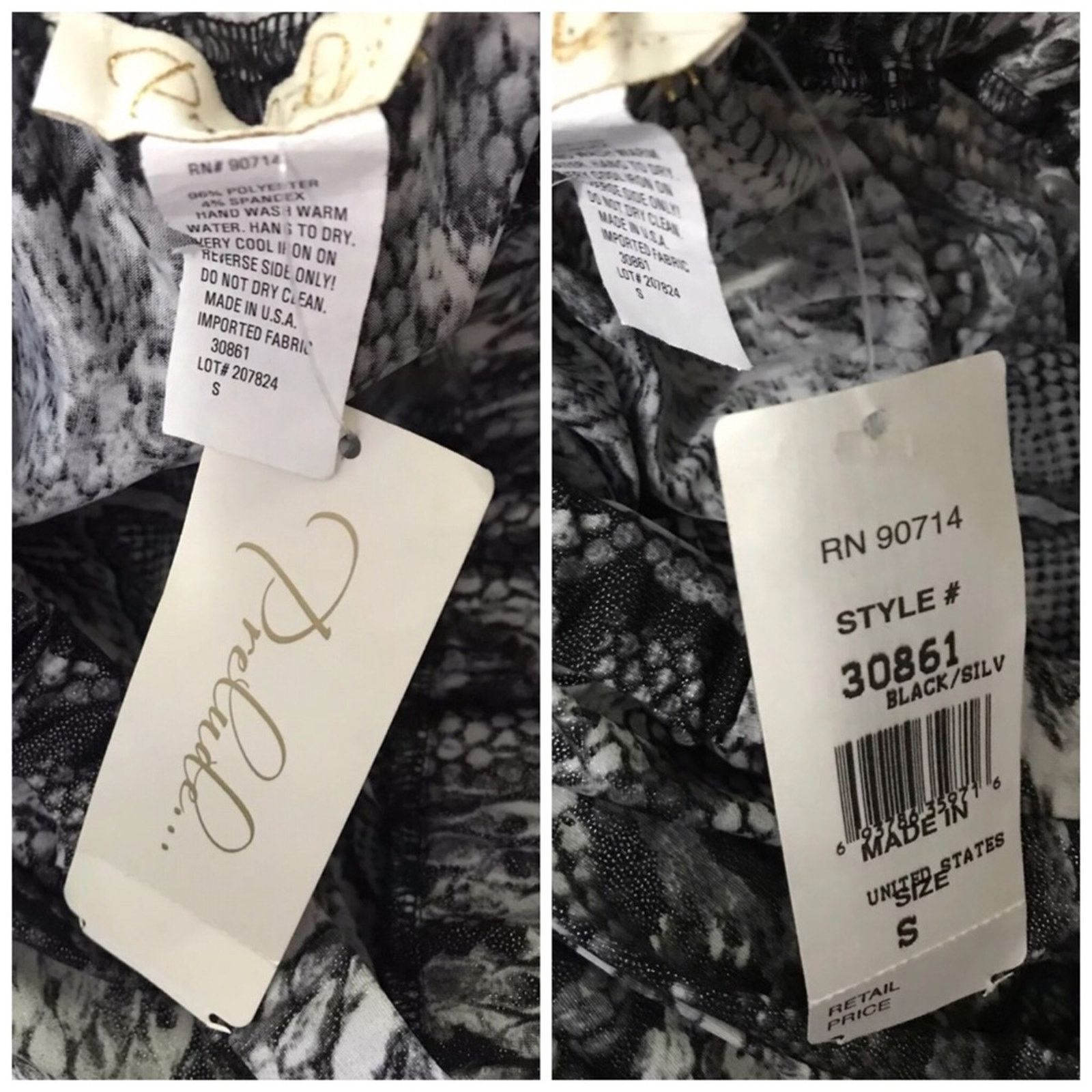 Other NWT Prelude Strapless Jumpsuit With Chain Size 27" / US 4 / IT 40 - 8 Thumbnail