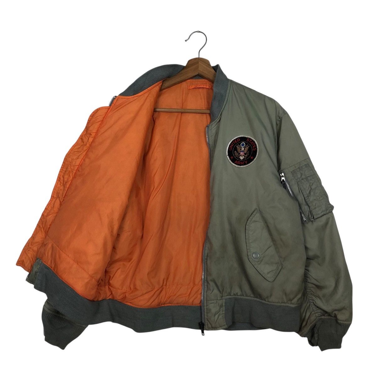 Japanese Brand 📌Vintage Fly Bomber Jacket United State Military Size US M / EU 48-50 / 2 - 12 Thumbnail