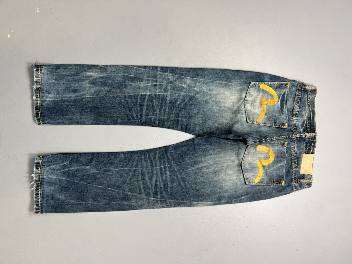 Vintage Vintage Evisu genes inspired spell out embroidered denim Size US 32 / EU 48 - 7 Thumbnail