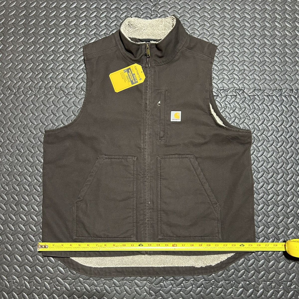 Carhartt Carhartt Sherpa Lined Vest Duck Brown Utility Mens Large NEW Size US L / EU 52-54 / 3 - 9 Thumbnail