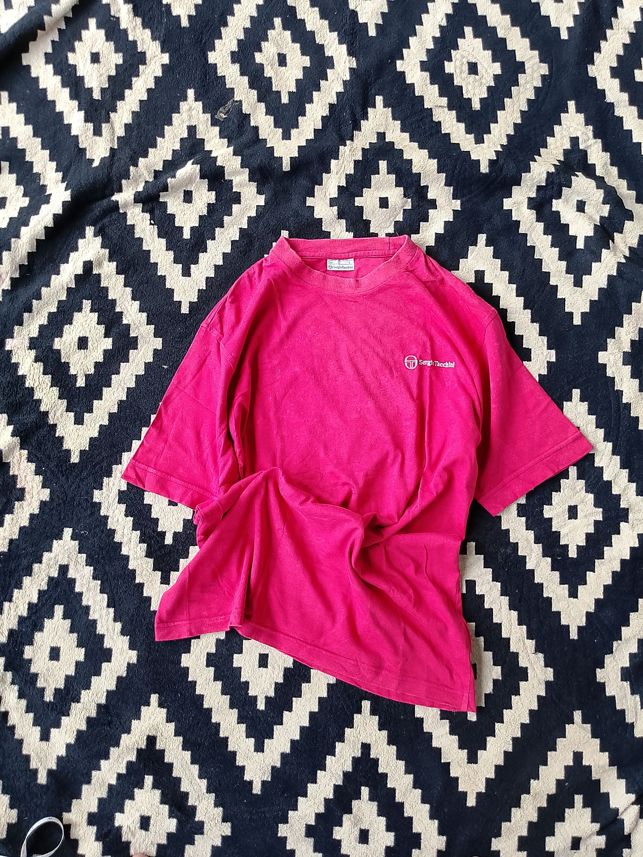 Sergio Tacchini Vintage Sergio Tacchini Classic Casual Clobber T-shirt Size US L / EU 52-54 / 3 - 1 Thumbnail