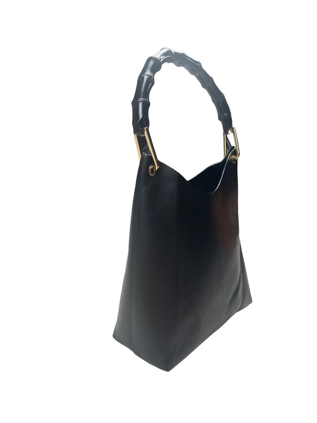 Gucci Vintage Gucci Bamboo Top Handle Leather Bag Size ONE SIZE - 4 Thumbnail