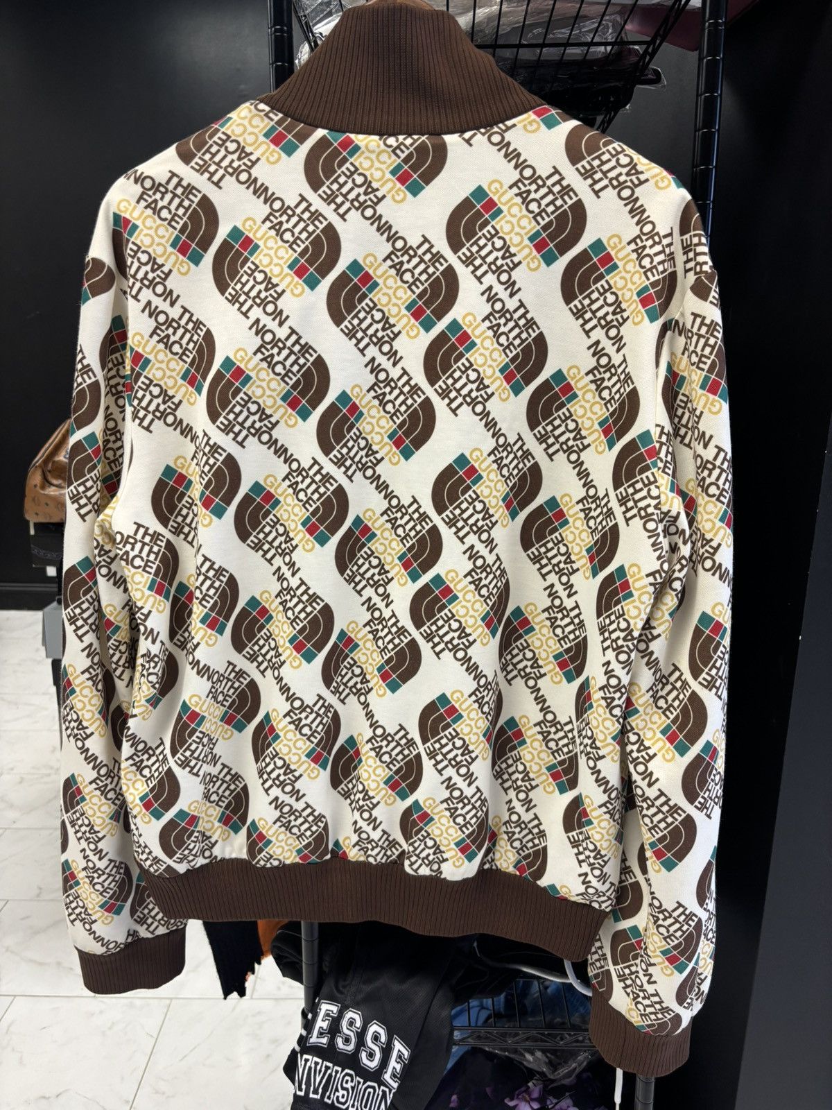 Gucci × The North Face North Face Gucci Technical Jersey Jacket Size US XL / EU 56 / 4 - 3 Thumbnail