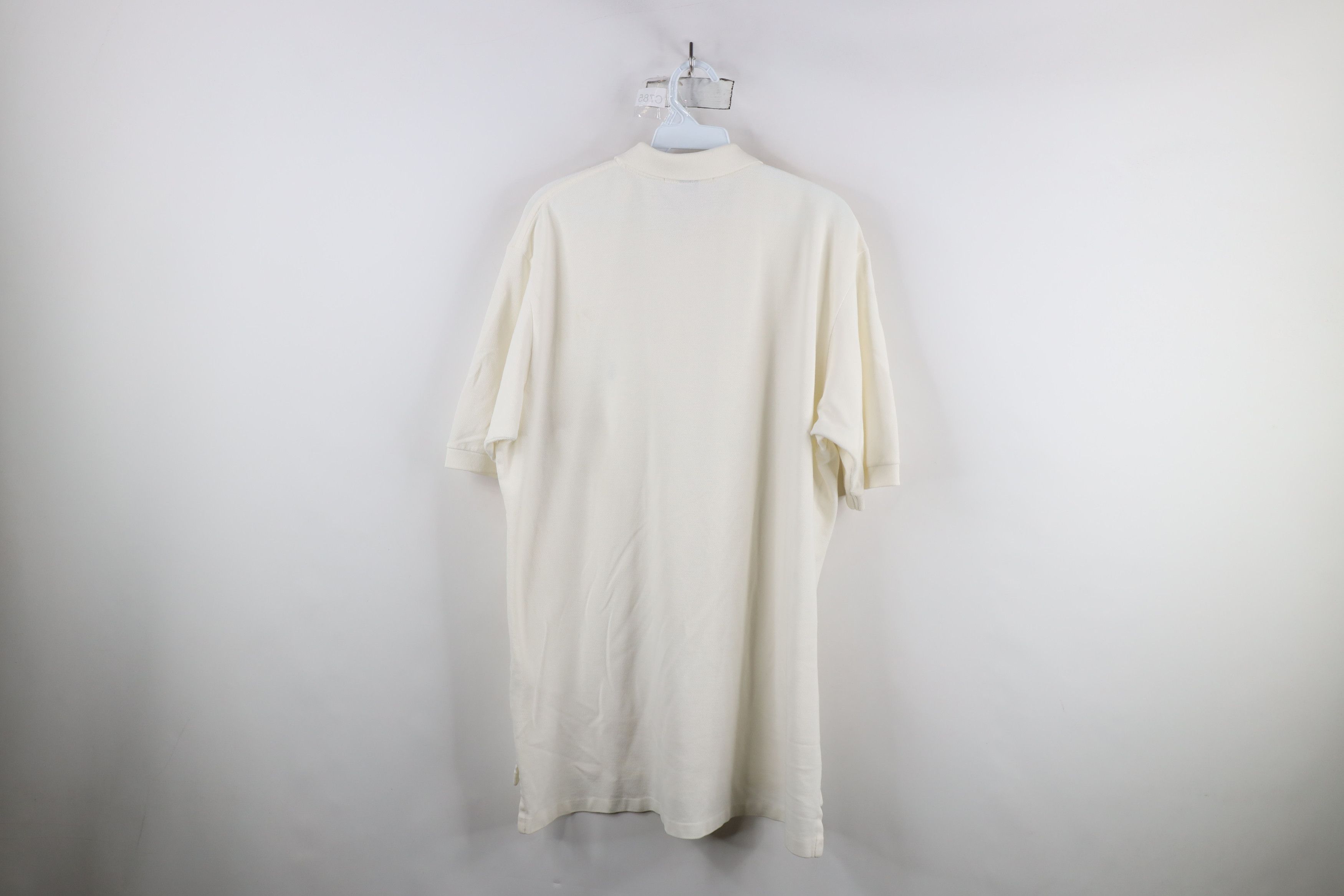 Ralph Lauren × Vintage Vintage 90s Ralph Lauren Collared Golf Polo Shirt White Size US XL / EU 56 / 4 - 10 Thumbnail