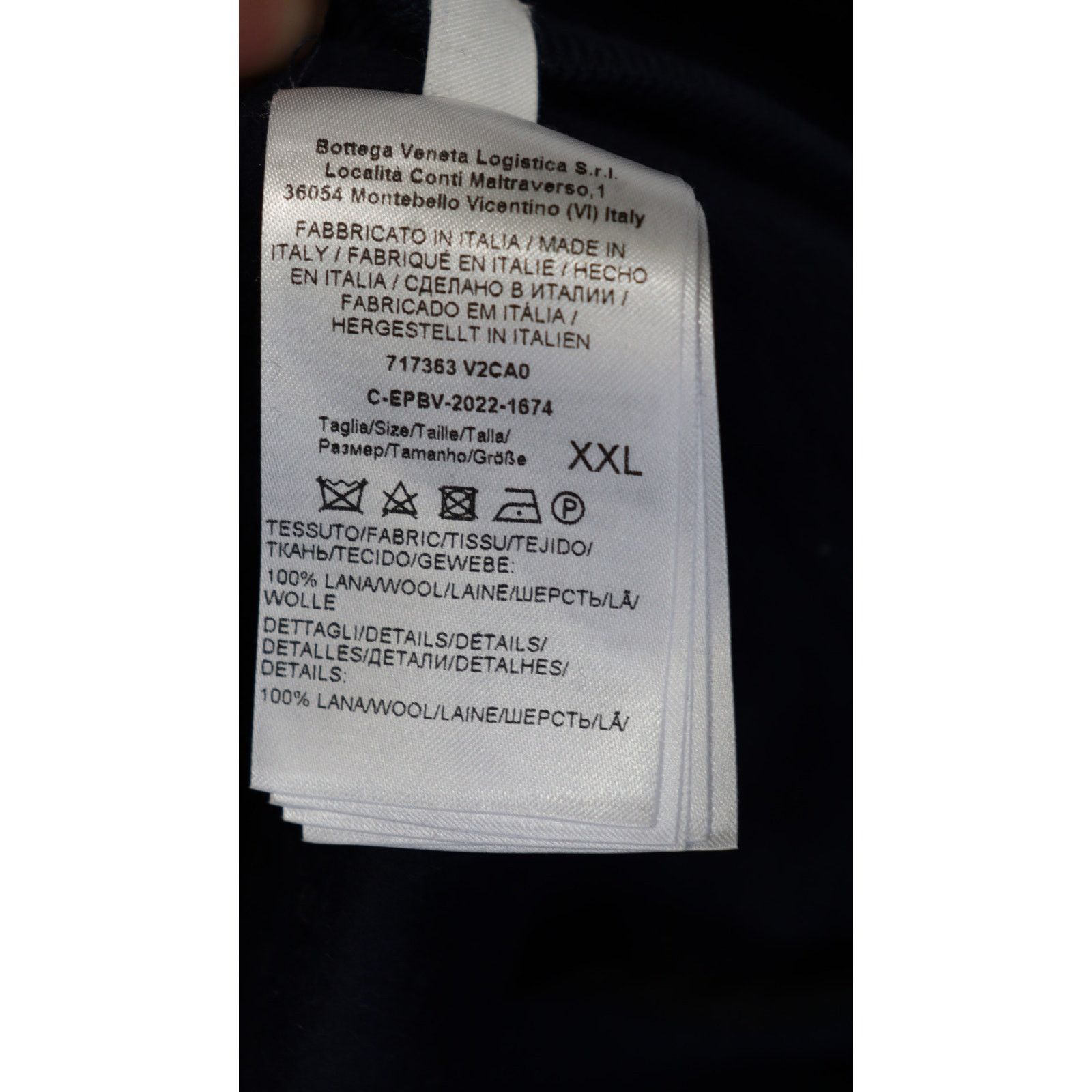 Bottega Veneta o1rshd1 Wool Flannel Jacket in Abyss Blue Size US XXL / EU 58 / 5 - 12 Thumbnail