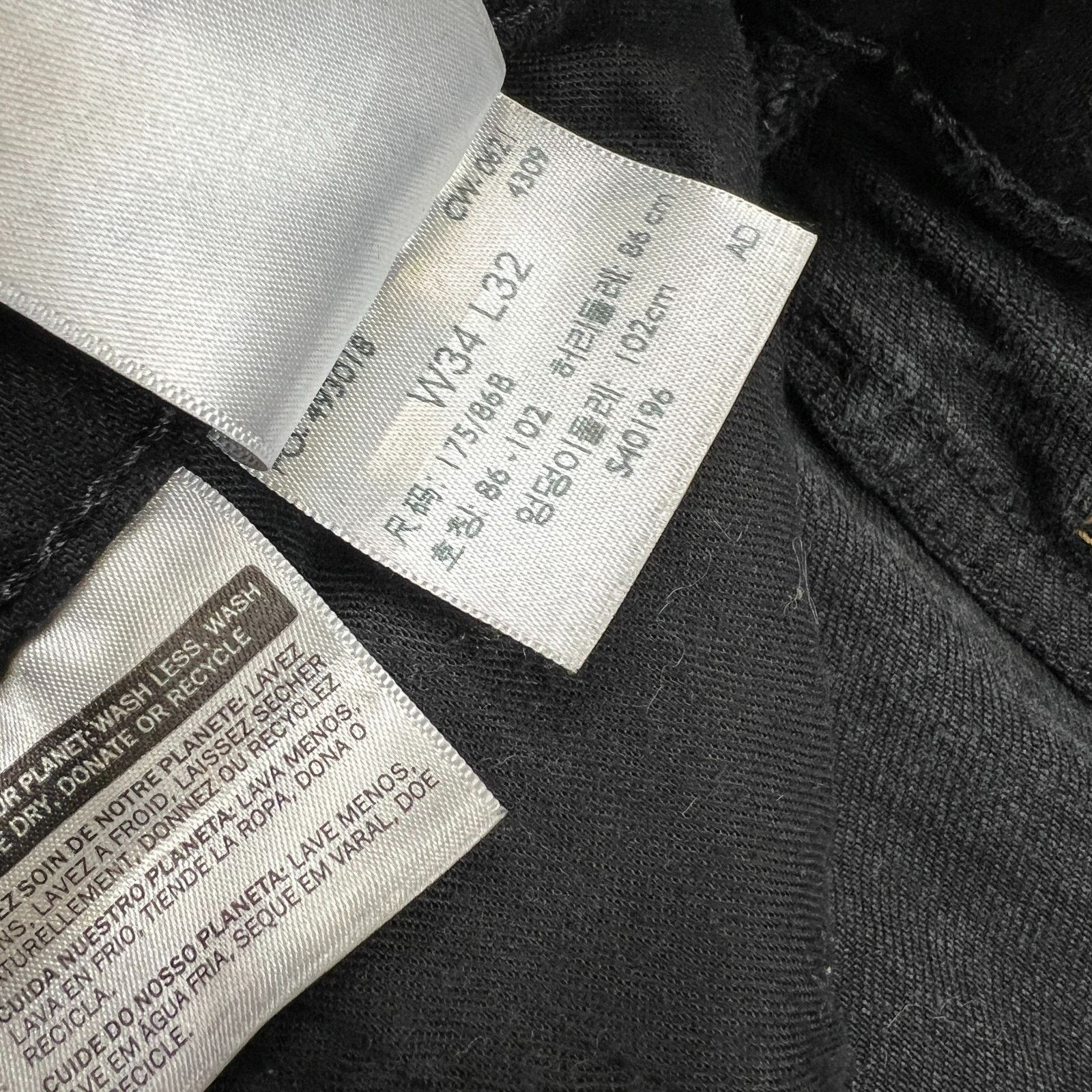 Levi's × Vintage Levi's 512 Jeans 34x30 Slim Taper Leg Mid Rise Stretch Denim Size US 34 / EU 50 - 11 Thumbnail