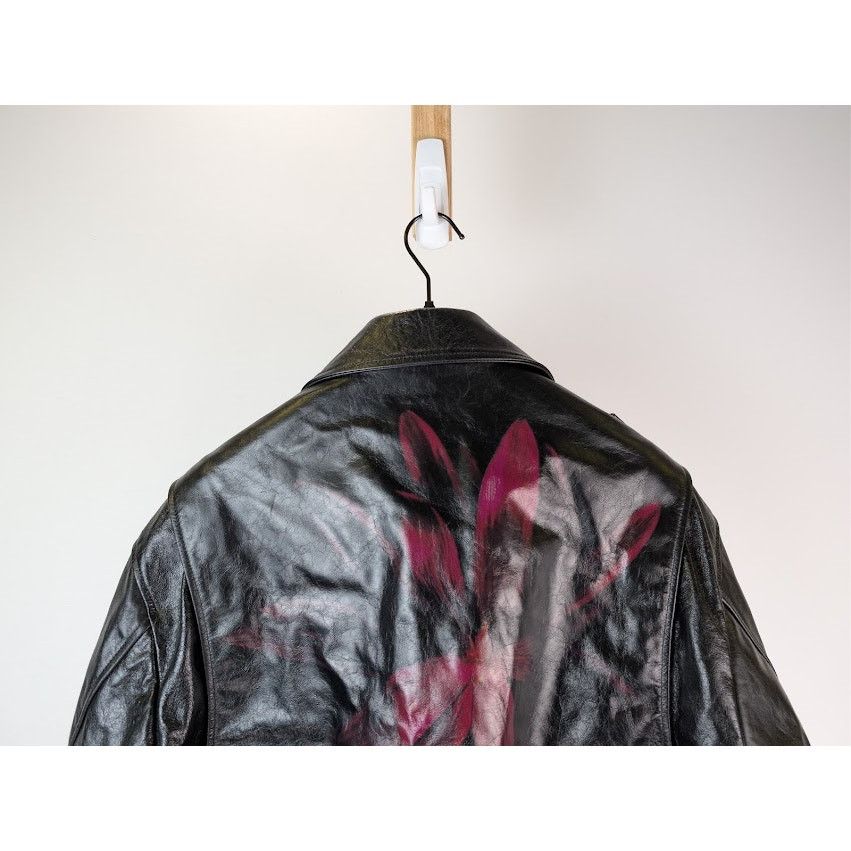 Dries Van Noten o1rshd1 Vintage Lodz Leather Biker Jacket in Black Size US M / EU 48-50 / 2 - 15 Thumbnail