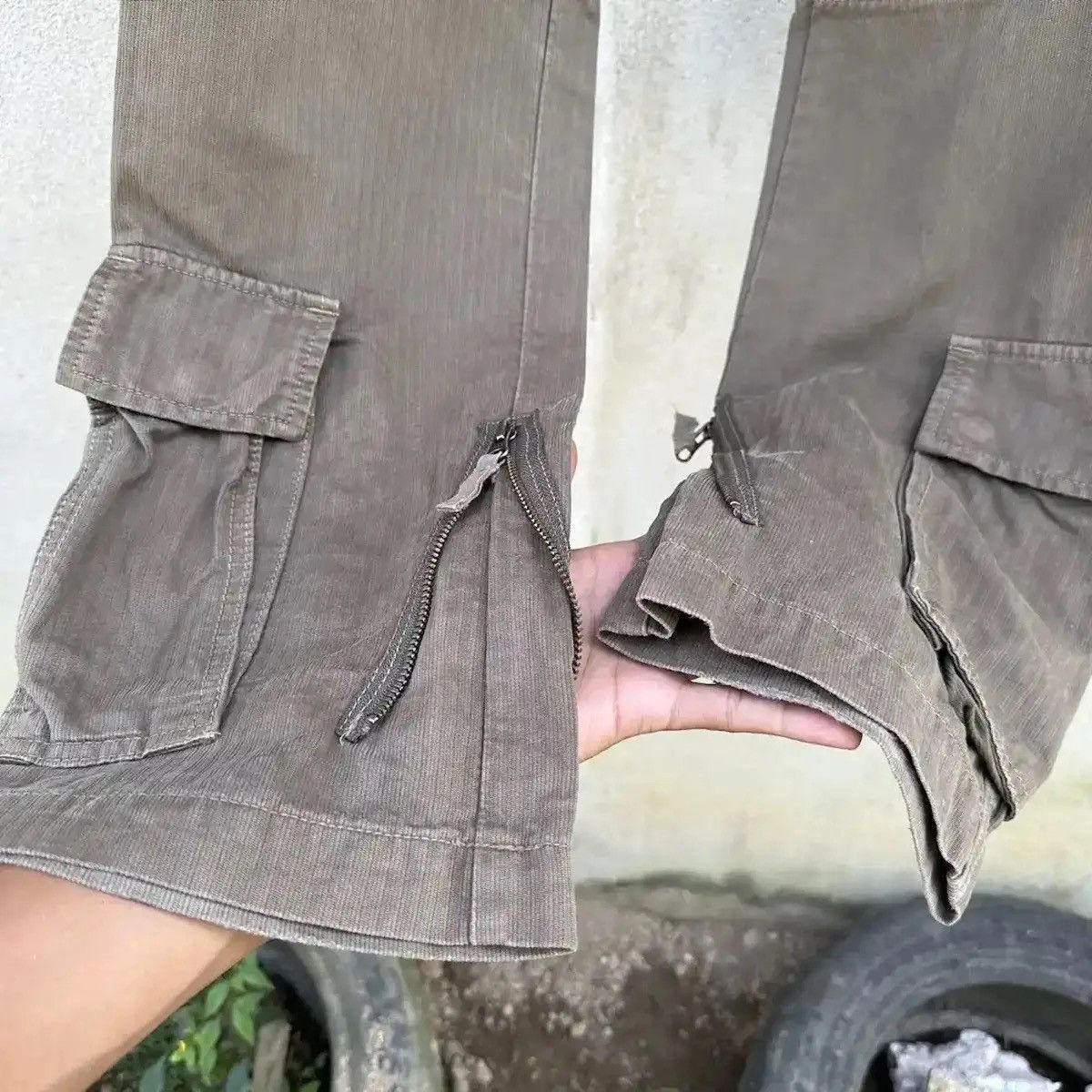Aeronautica Militare 💥 STEALS 💥 AERONAUTICA MILITARE TROUSERS MULTIPOCKET CARGO Size US 32 / EU 48 - 7 Thumbnail