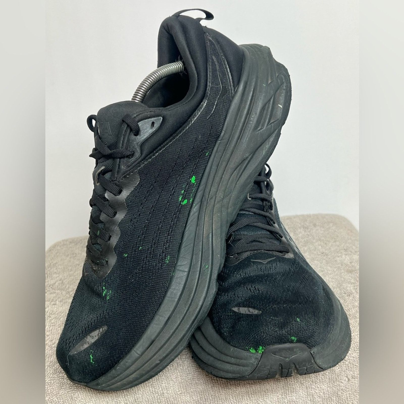 Hoka Hoka One One Bondi 8 Mens 11.5 4E X-Wide Triple Black Shoes Size US 11.5 / EU 44-45 - 3 Thumbnail