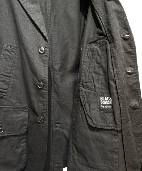 Yohji Yamamoto BLACK Scandal Yohji Yamamoto BREASTED/JACKET WITH POCKETS Size US L / EU 52-54 / 3 - 8 Thumbnail