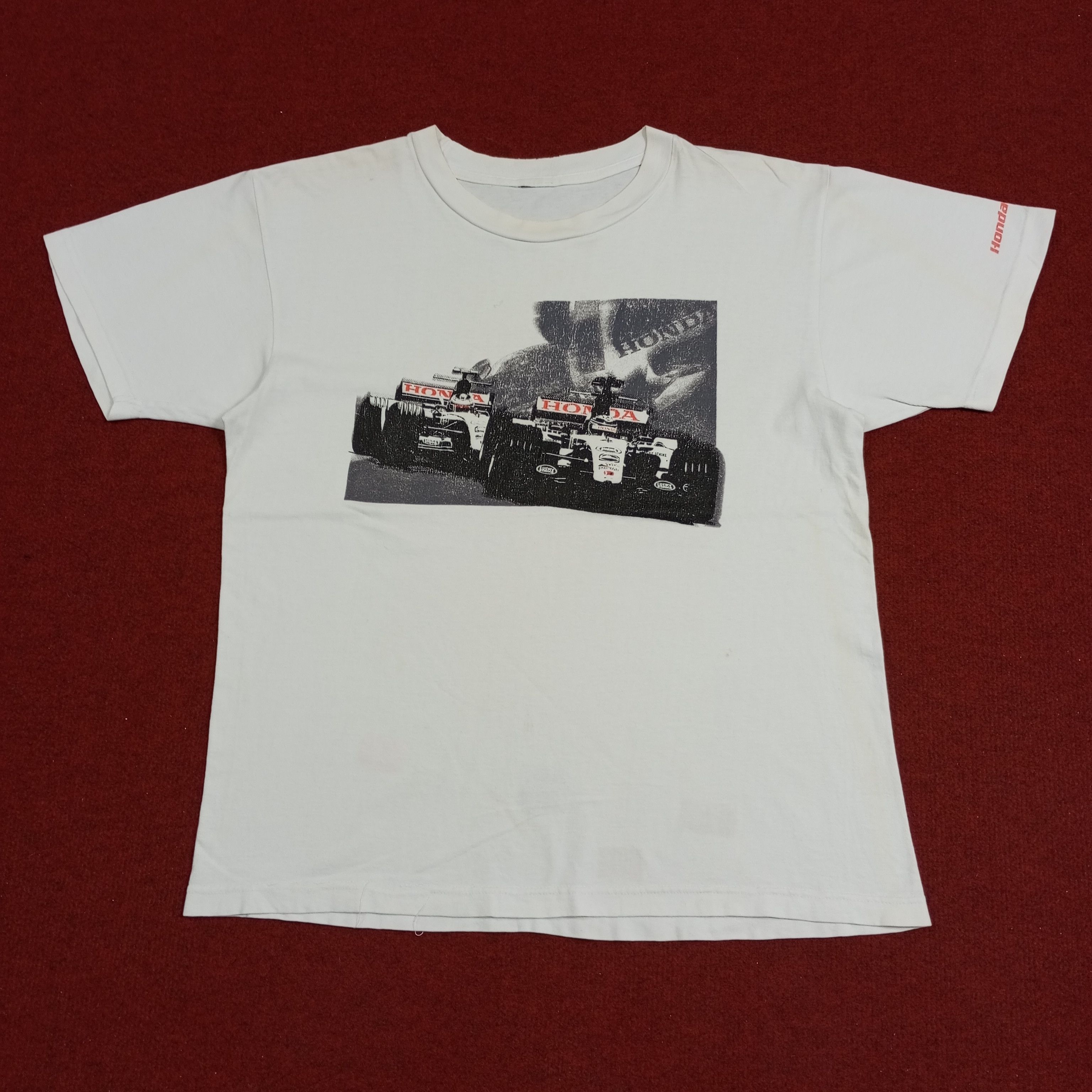 Honda × Vintage Honda Racing F1 Japanese Motorsports Tshirt Size US L / EU 52-54 / 3 - 1 Thumbnail