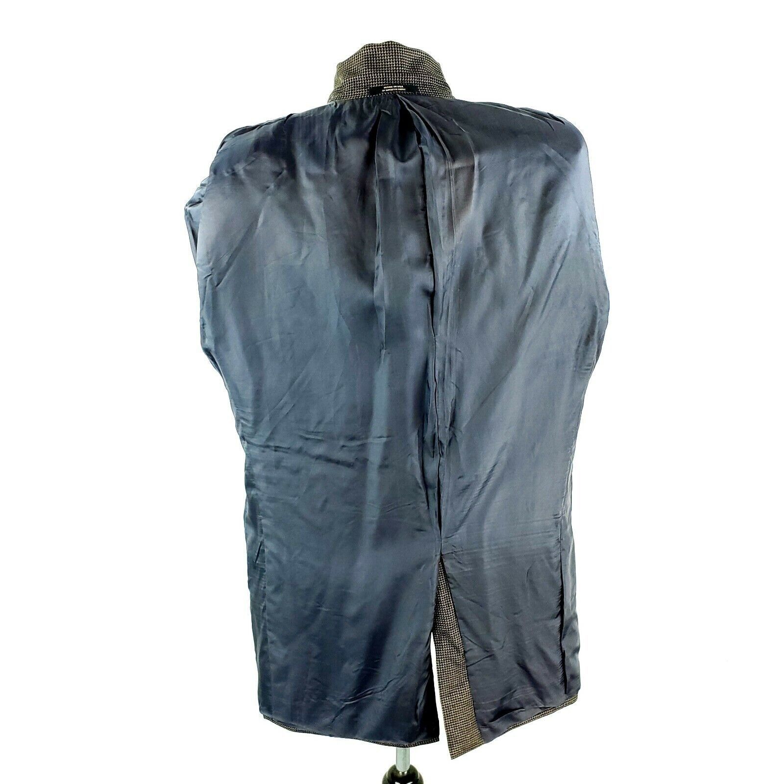 Hart Schaffner Marx Hart Schaffner Marx Gold Trumpeter Wool 2 Button Blazer 42L Size 42L - 11 Thumbnail