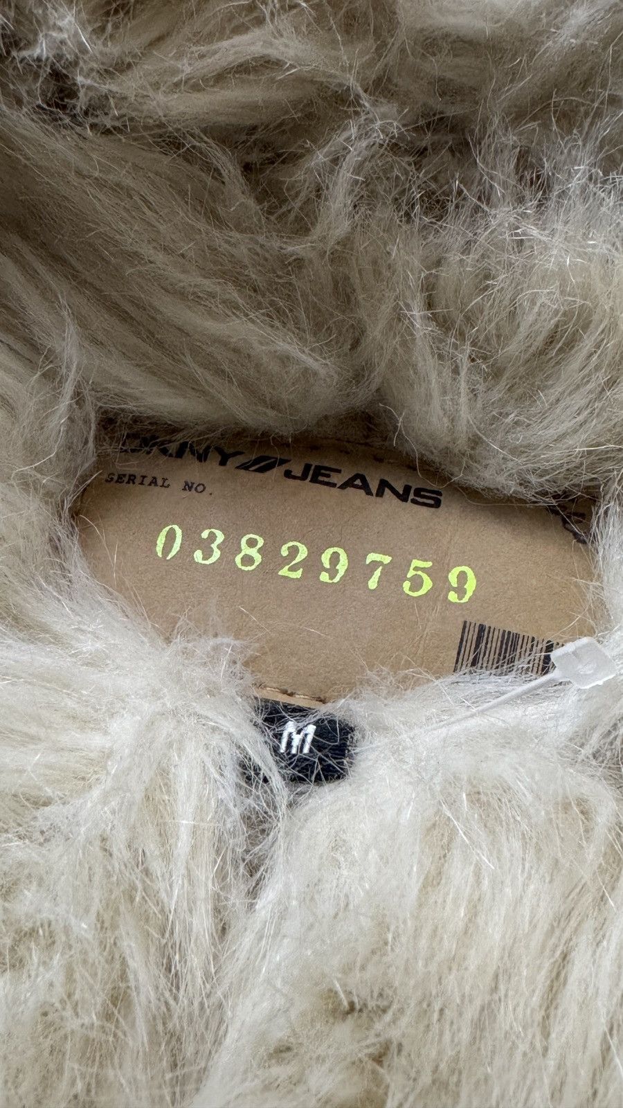 DKNY DKNY Faux Fur Shearling Coat Jacket ysl gucci balenciaga cdg Size M / US 6-8 / IT 42-44 - 6 Thumbnail
