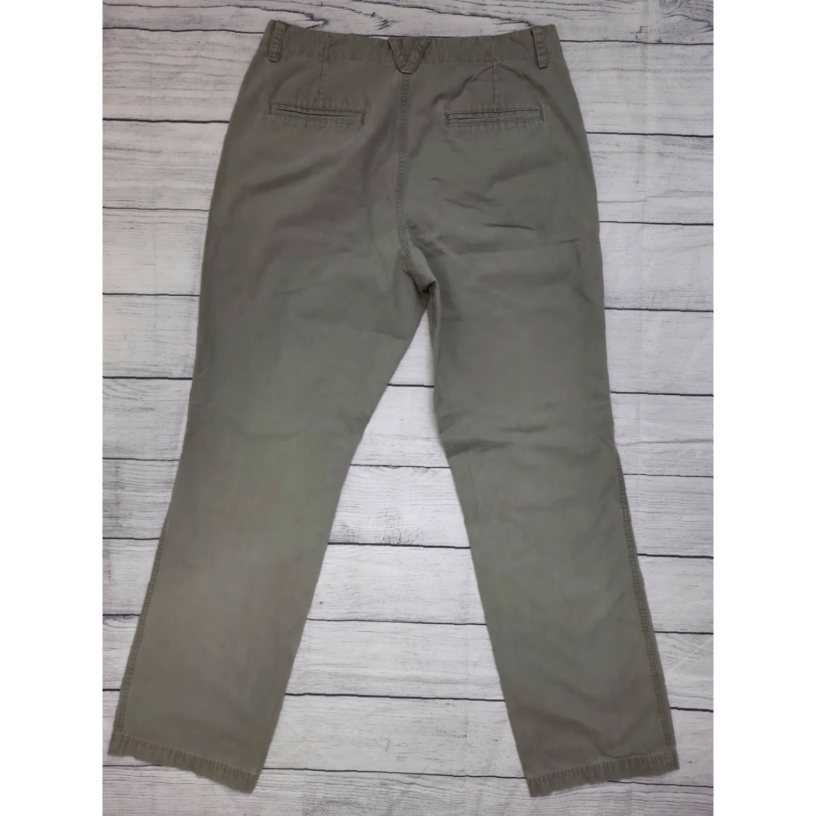 Vintage Columbia Pants Women 10P Relaxed Chino Canvas Hiking Cargo Beige Khaki 30 x 31 Mens Womens Boys Girls Size 32" / US 10 / IT 46 - 3 Thumbnail