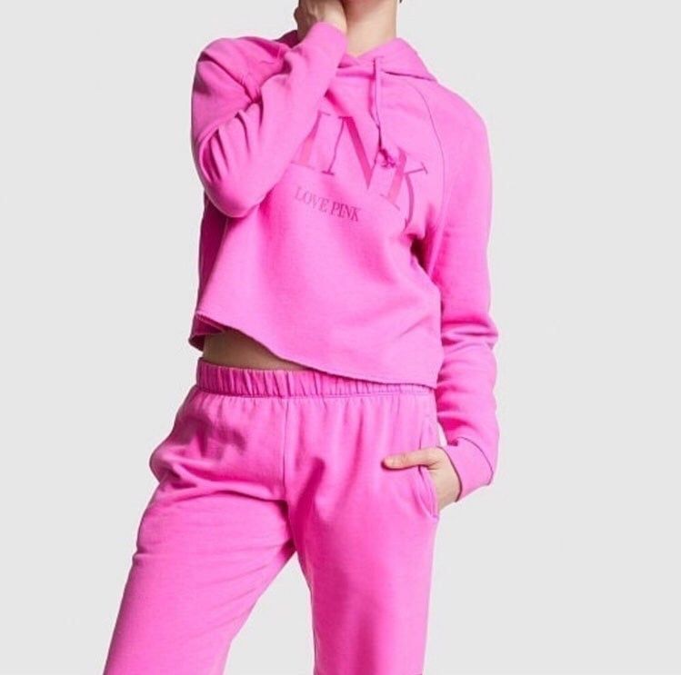 Pink NWT PINK by Victoria’s Secret Pink Hoodie Size Large Size L / US 10 / IT 46 - 1 Thumbnail