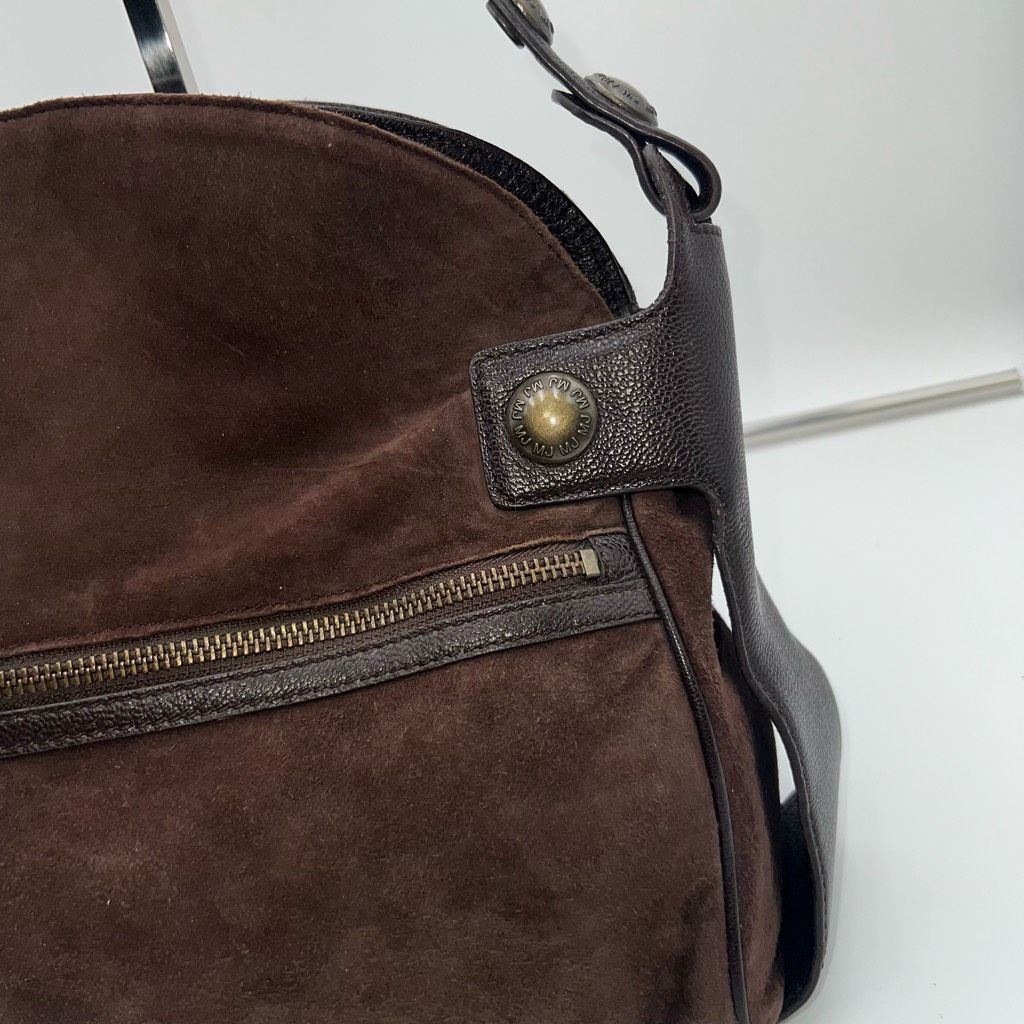 Marc Jacobs Marc Jacobs Vintage Suede and Leather Multiple Compartment Crossbody Bag Size ONE SIZE - 4 Thumbnail