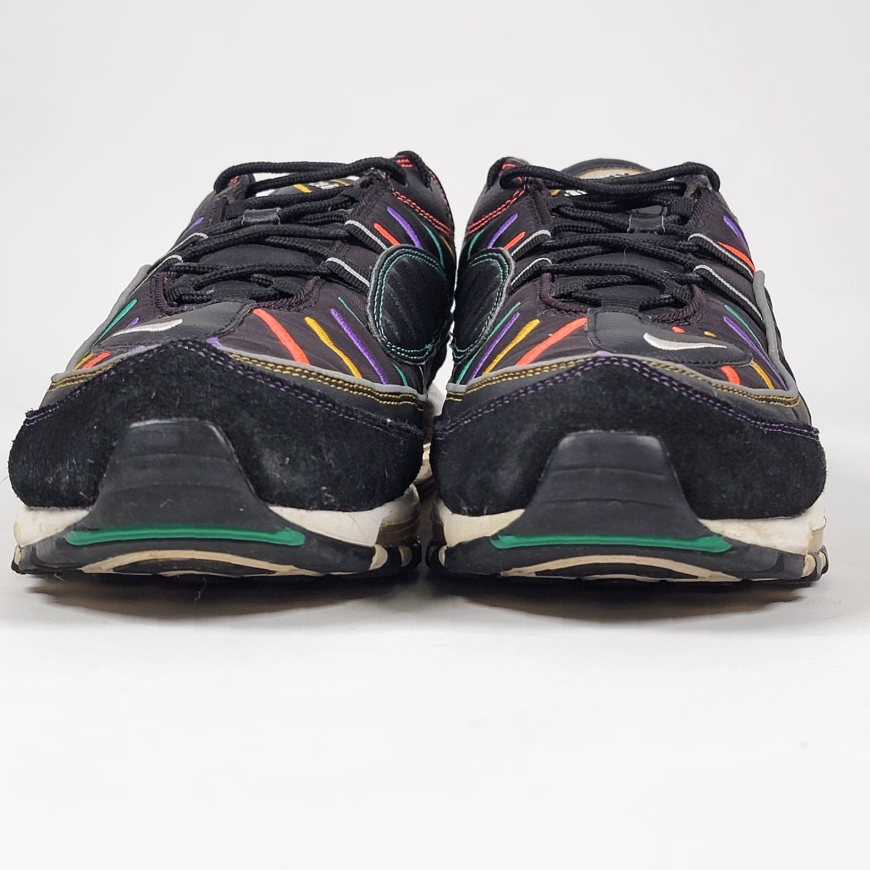 Nike Nike Air Max 98 Mens Size 12 US 46 Black Multicolor Leather Running Sneakers Size US 12 / EU 45 - 3 Thumbnail