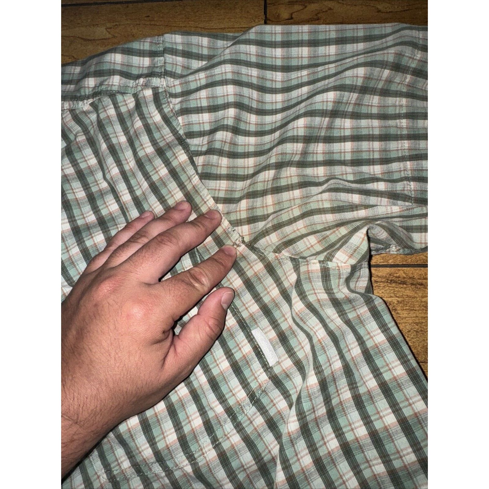 Columbia Columbia Plaid Short Sleeve Shirt Green XL 23x30 90s Dad Size US XL / EU 56 / 4 - 6 Thumbnail