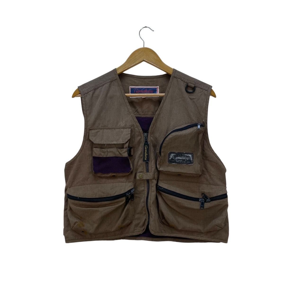 Japanese Brand 🔥Vintage Gamakatsu Big Water Sports Tactical Vest Jacket Size US M / EU 48-50 / 2 - 1 Thumbnail