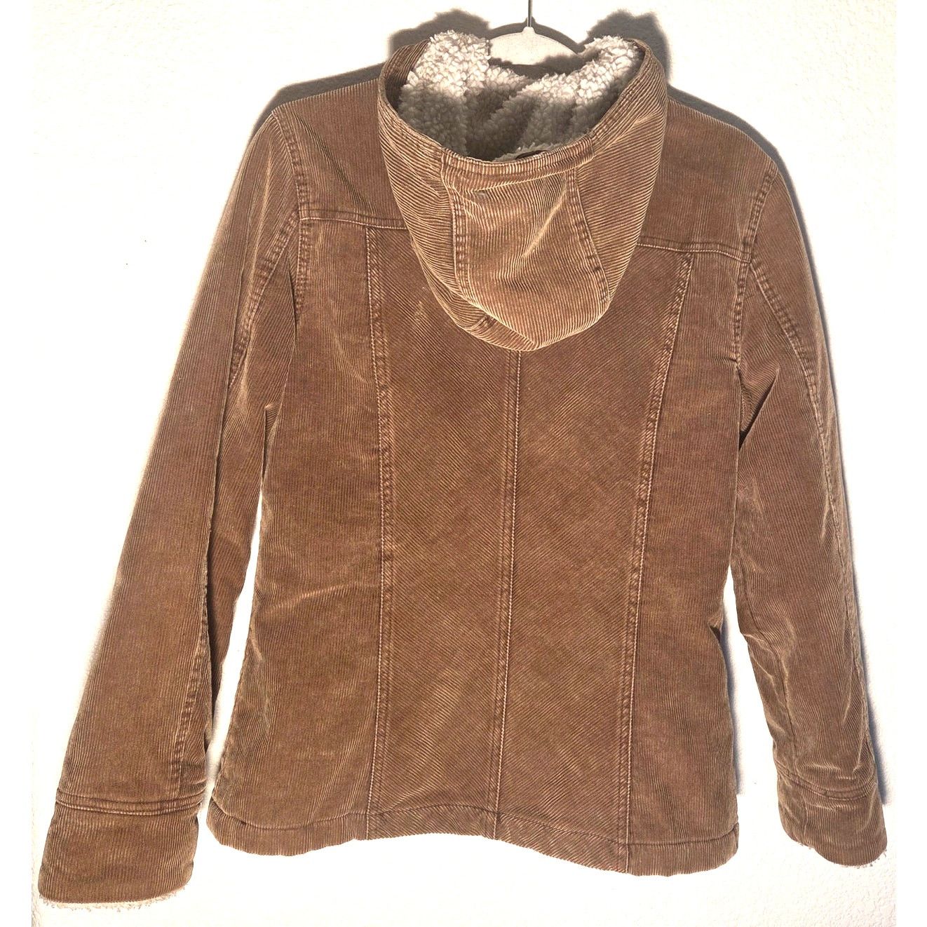 Sonoma Sonoma Lifestyle Brown Corduroy Fur Lined Women's Jacket Size S / US 4 / IT 40 - 4 Thumbnail