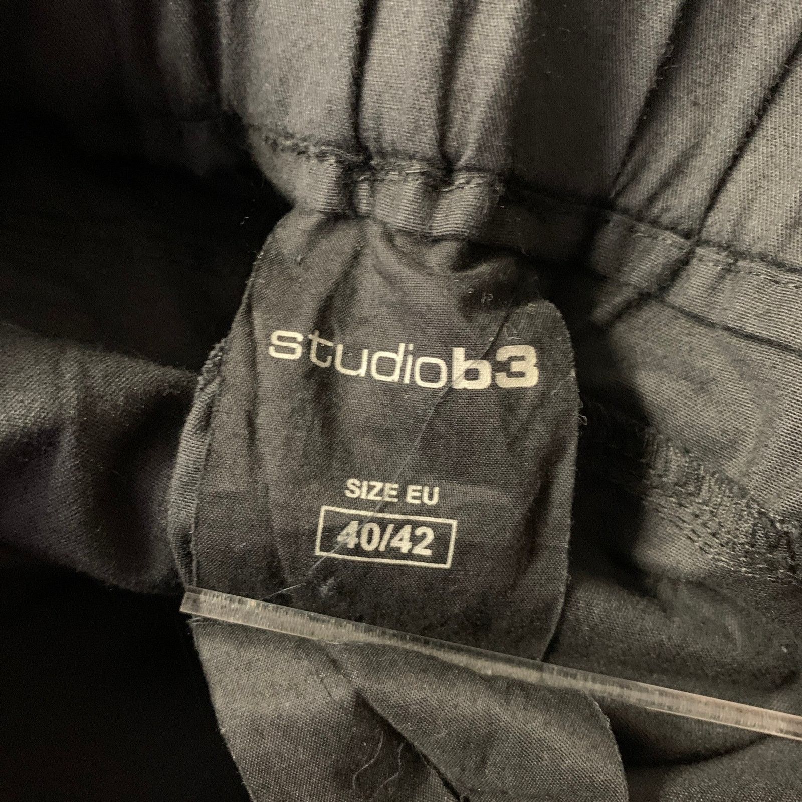 Other STUDIO B3 Size M Black Drop crotch Casual Pants Size US 34 / EU 50 - 4 Thumbnail