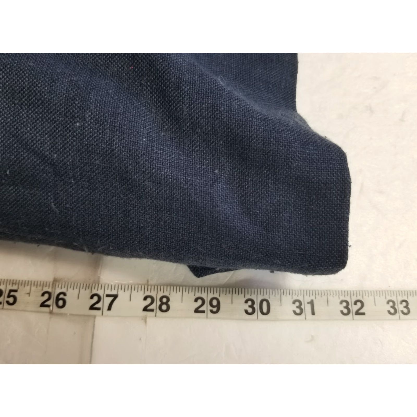 Vintage MICHAEL Michael Kors Men Blazer Solid Blue Linen Blend 42L 2-Button Size 42R - 6 Thumbnail