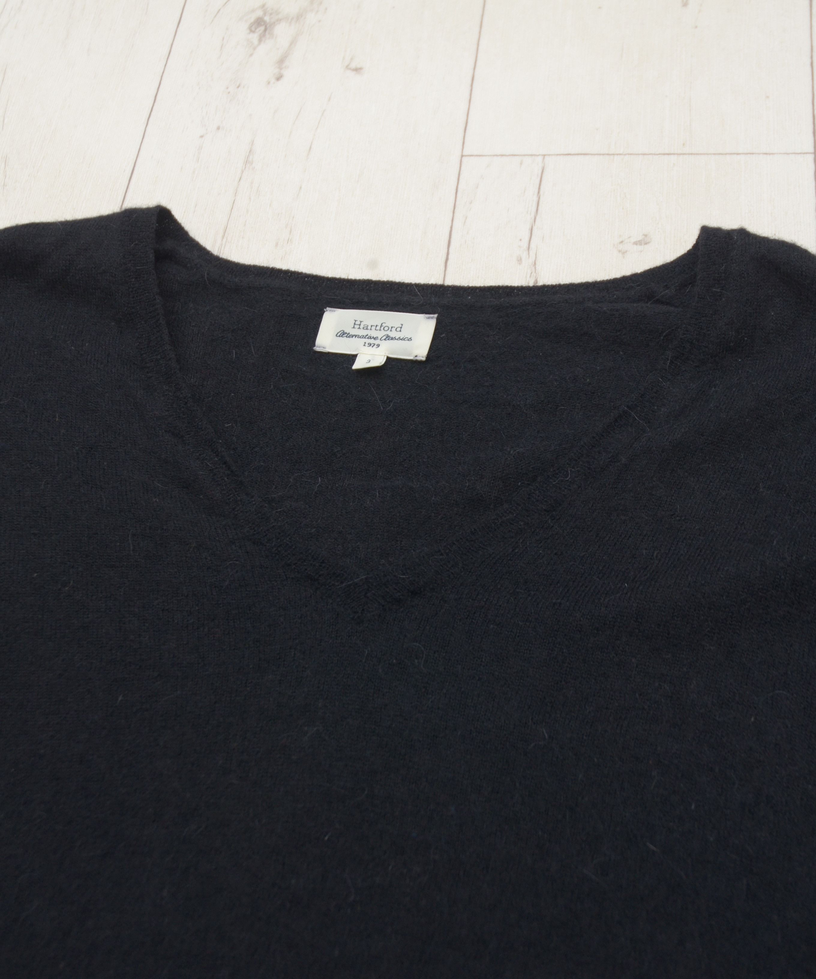 Hartford Hartford Baby Alpaca Long Sleeve Sweater V-neck Jumper Sz 3 Size L / US 10 / IT 46 - 4 Thumbnail