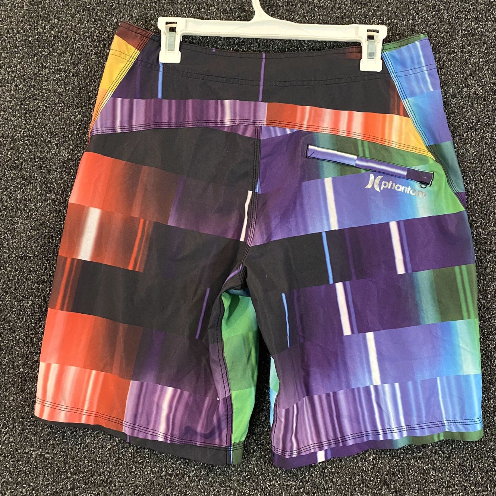 Hurley Hurley Phantom Board Shorts Mens 32 Multicolor Beach Swim Trunks Geometric Pattern Size US 32 / EU 48 - 7 Thumbnail