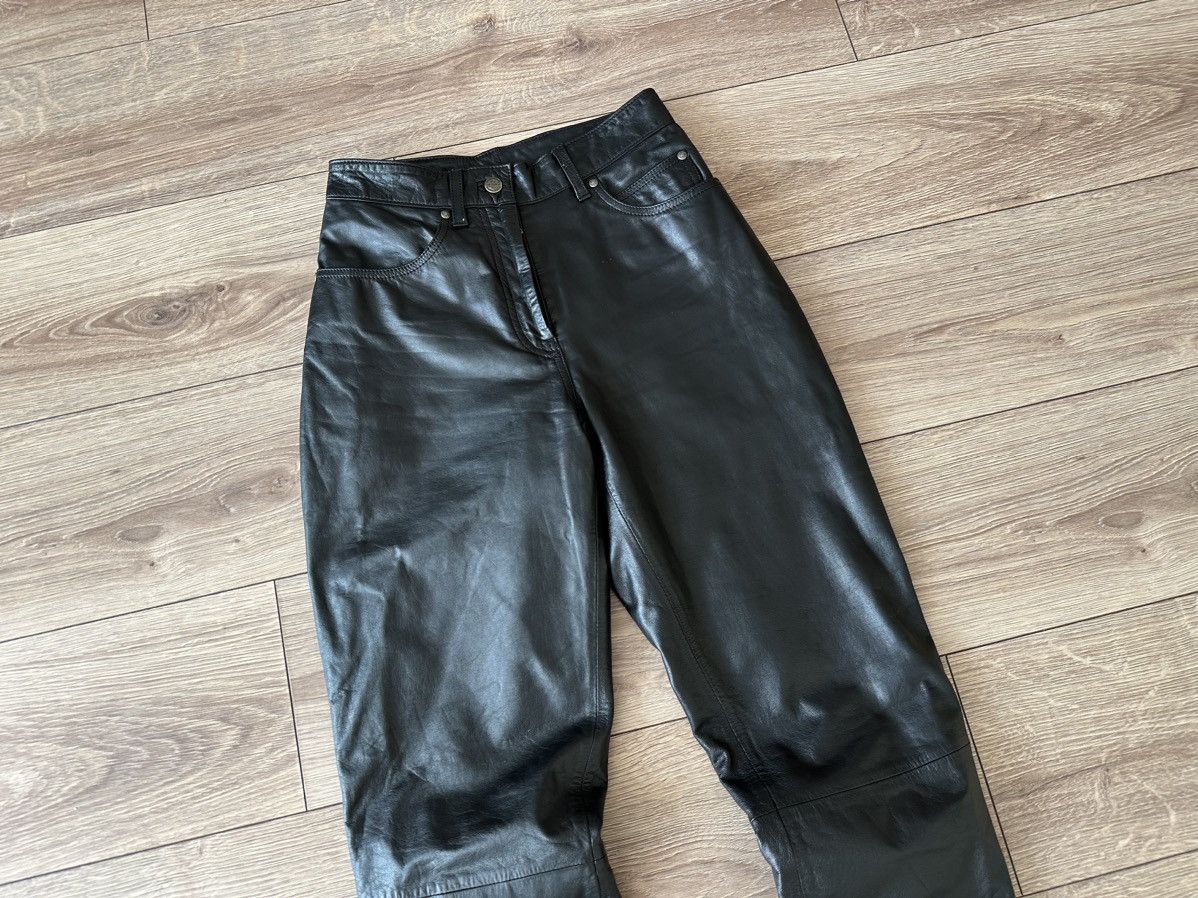 Harley Davidson Harley Davidson Vintage Leather Pants Size 28" / US 6 / IT 42 - 2 Thumbnail