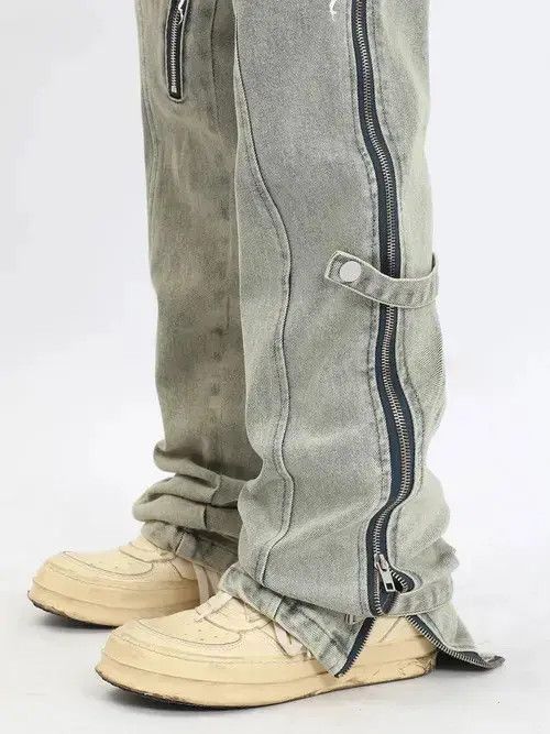 Japanese Brand × Vintage Punk style jeans in a casual cut Size US 32 / EU 48 - 4 Thumbnail