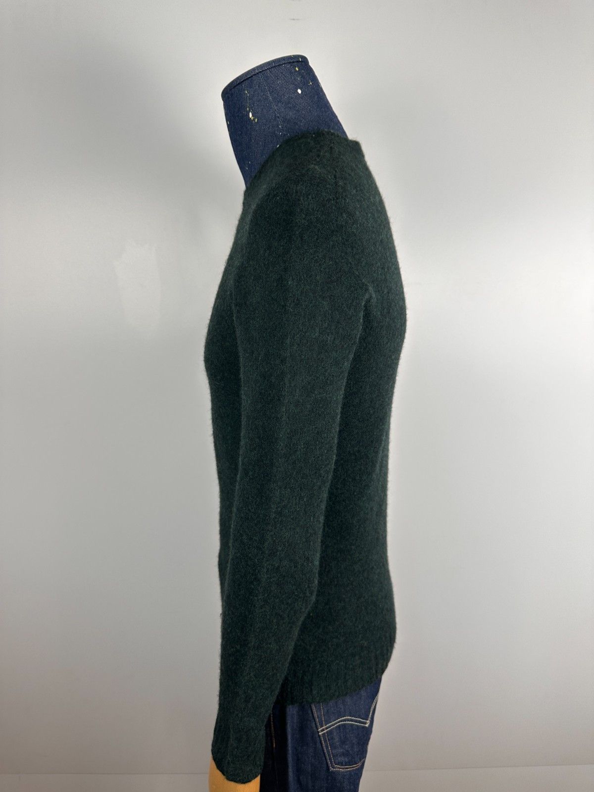 Zanone Zanone Crew Neck Sweater Knited Pullover Wool Green Size 48 Size US M / EU 48-50 / 2 - 4 Thumbnail