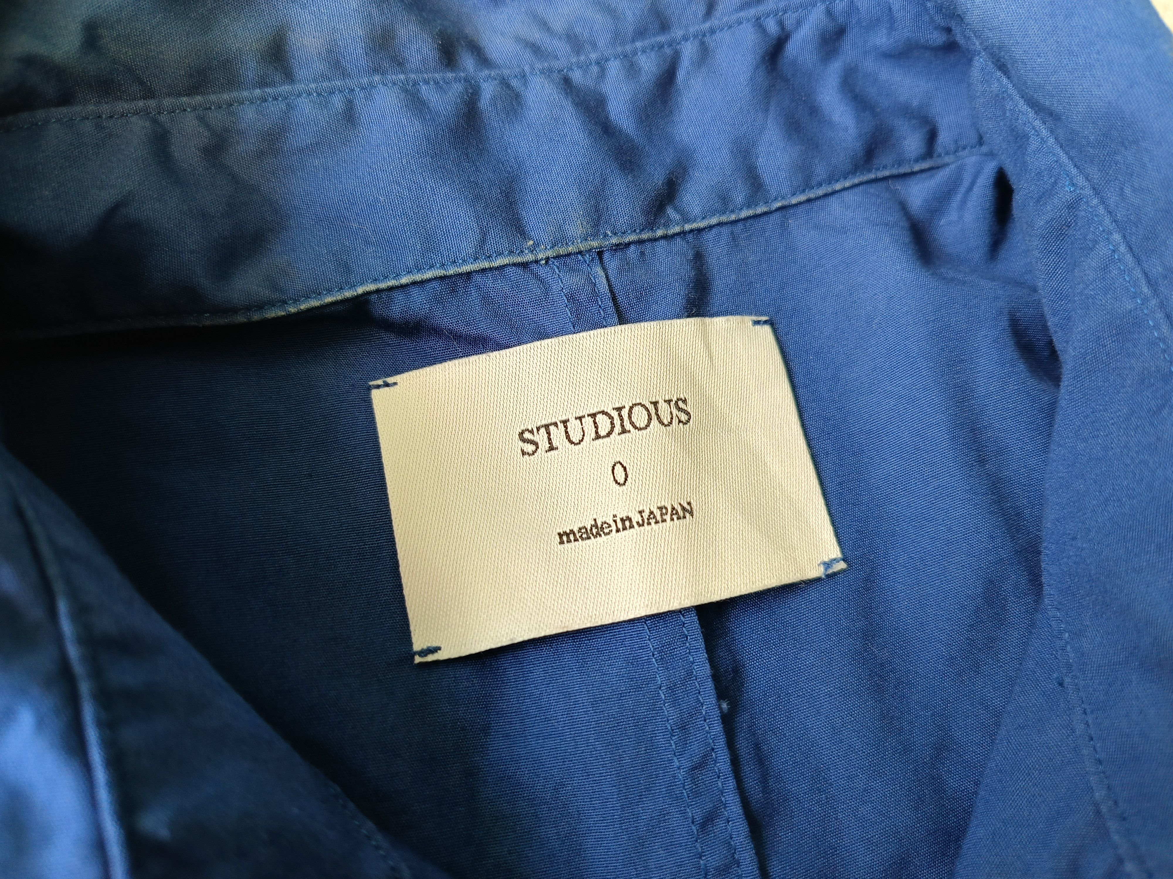 Japanese Brand × STUDIOUS Studious 0 Japan blue shirt XS Size US XS / EU 42 / 0 - 2 Thumbnail