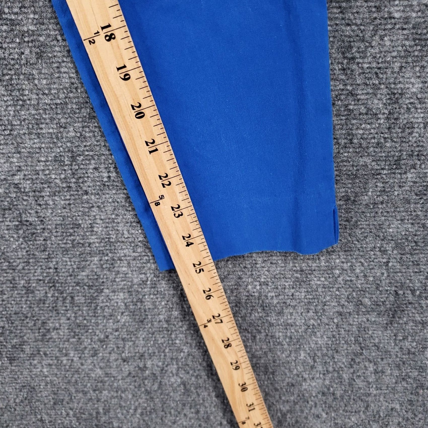 J.Crew J Crew Pants Womens Blue 2 Bi Stretch Cotton Ankle Mid Rise Straight Leg Size 26" / US 2 / IT 38 - 5 Thumbnail