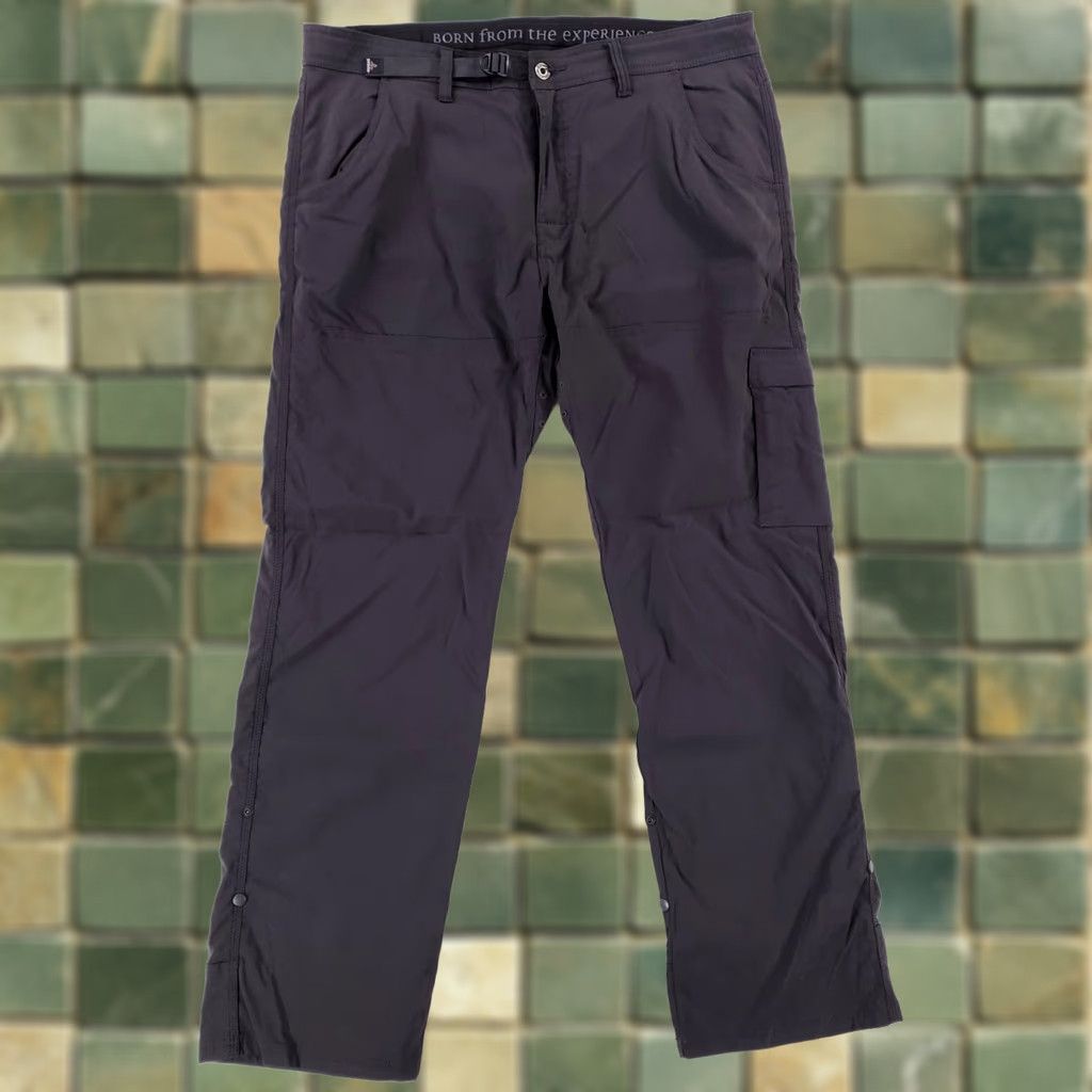 Prana Prana Zion II Pants Hiking Dark Gray Mens 38 x 32 38 x 31.5 Inseam Regular Pants Mens Hiking Gray 90s? Size US 38 / EU 54 - 1 Thumbnail