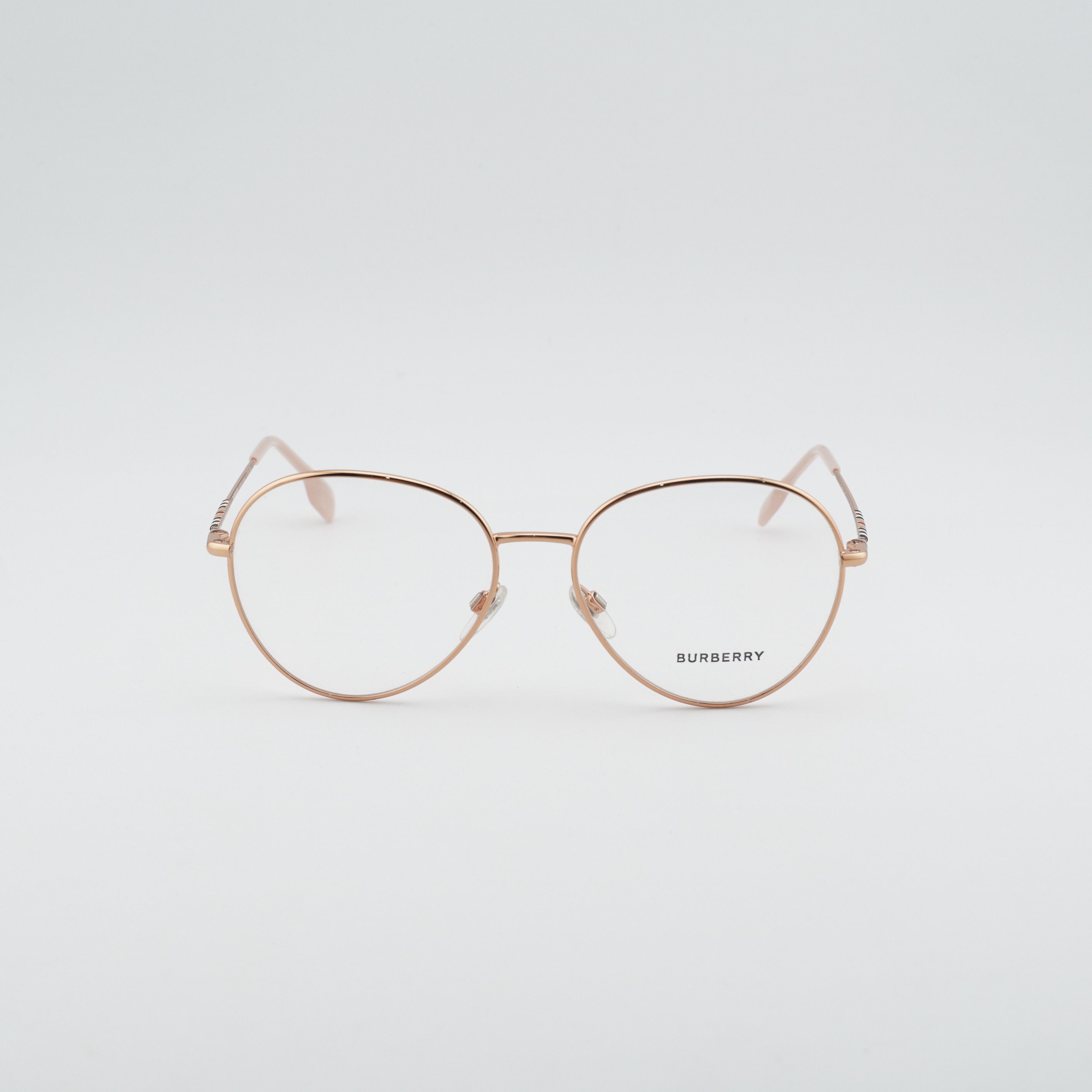 Burberry Burberry BE1366 1337 Eyeglasses Gold 54mm Aviator Frame Size ONE SIZE - 6 Thumbnail