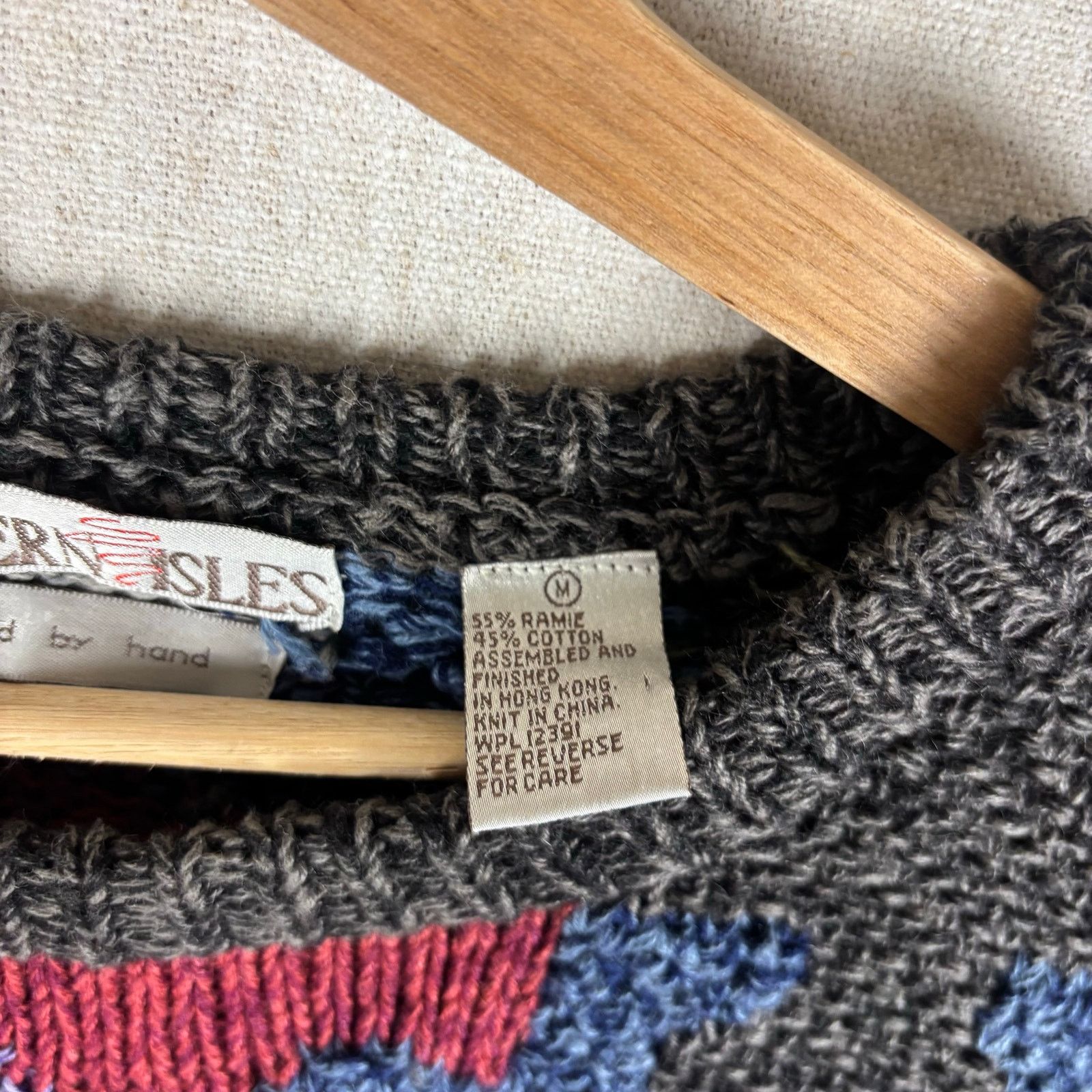 Northern Isles Vintage Northern Isles Hand Knit Puzzle Medium Sweater Size US M / EU 48-50 / 2 - 3 Thumbnail