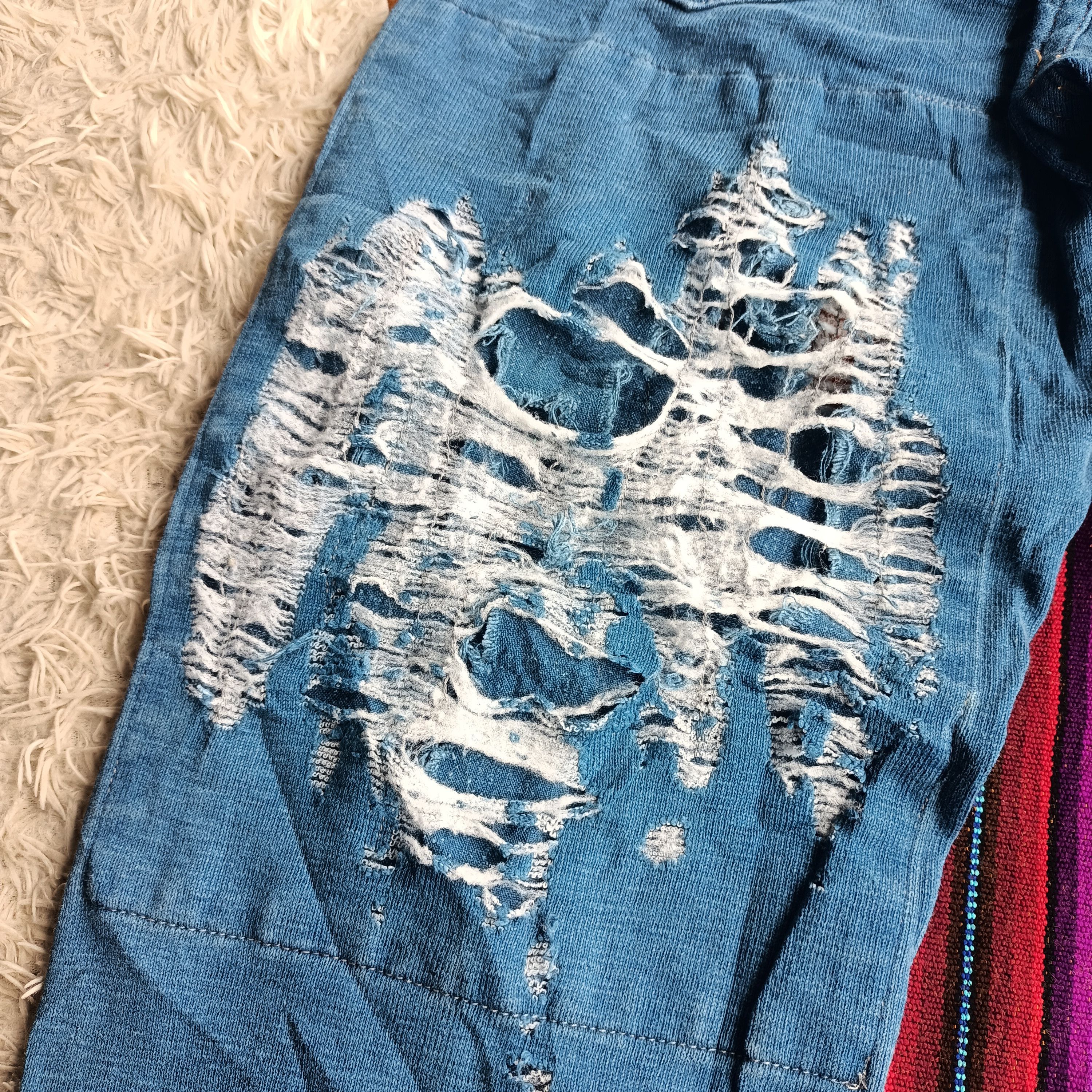 TALKING ABOUT THE ABSTRACTION Talking About The Abstraction buckle back ripped pants Size US 31 - 13 Thumbnail