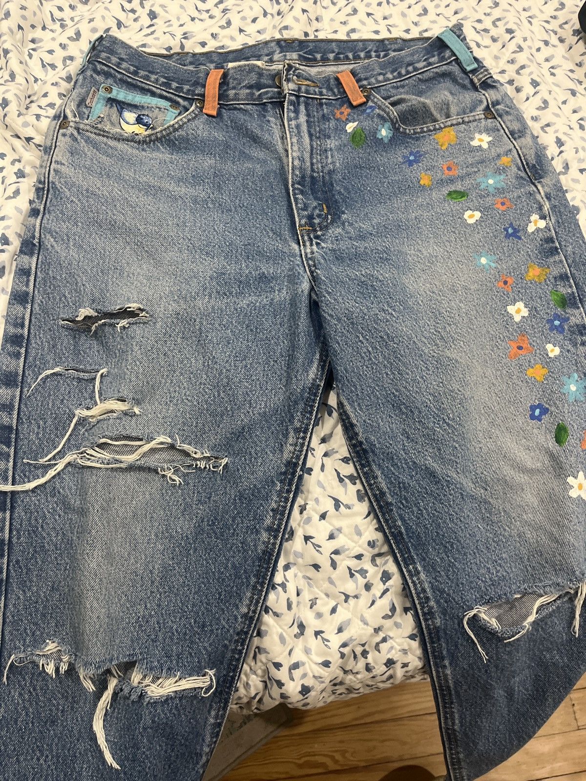 Carhartt Carhartt Custom Bird Floral Denim Size US 34 / EU 50 - 1 Thumbnail