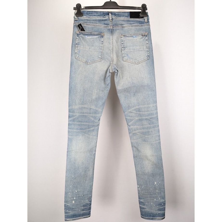 Amiri o1rshd1 Silk PJ Thrasher Jean in Clay Indigo Size US 32 / EU 48 - 13 Thumbnail