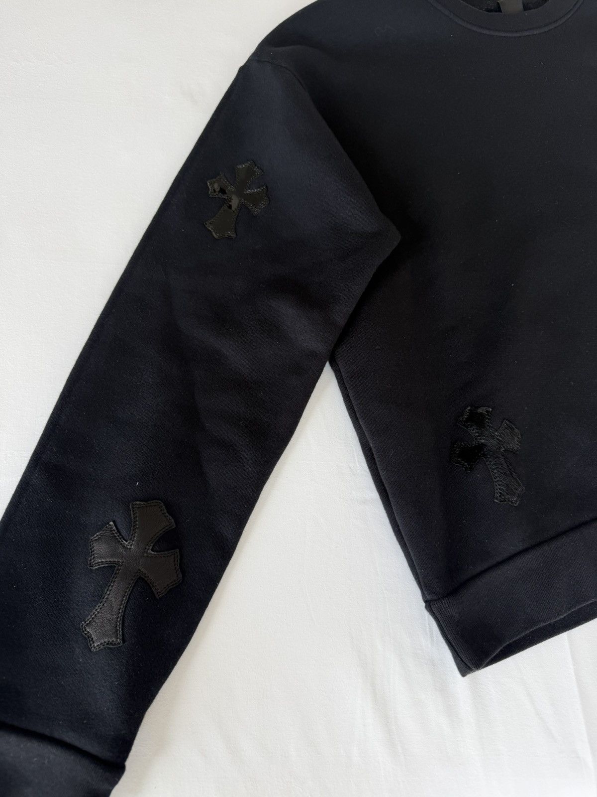 Chrome Hearts Chrome Hearts Patch Crewneck Size US L / EU 52-54 / 3 - 5 Thumbnail