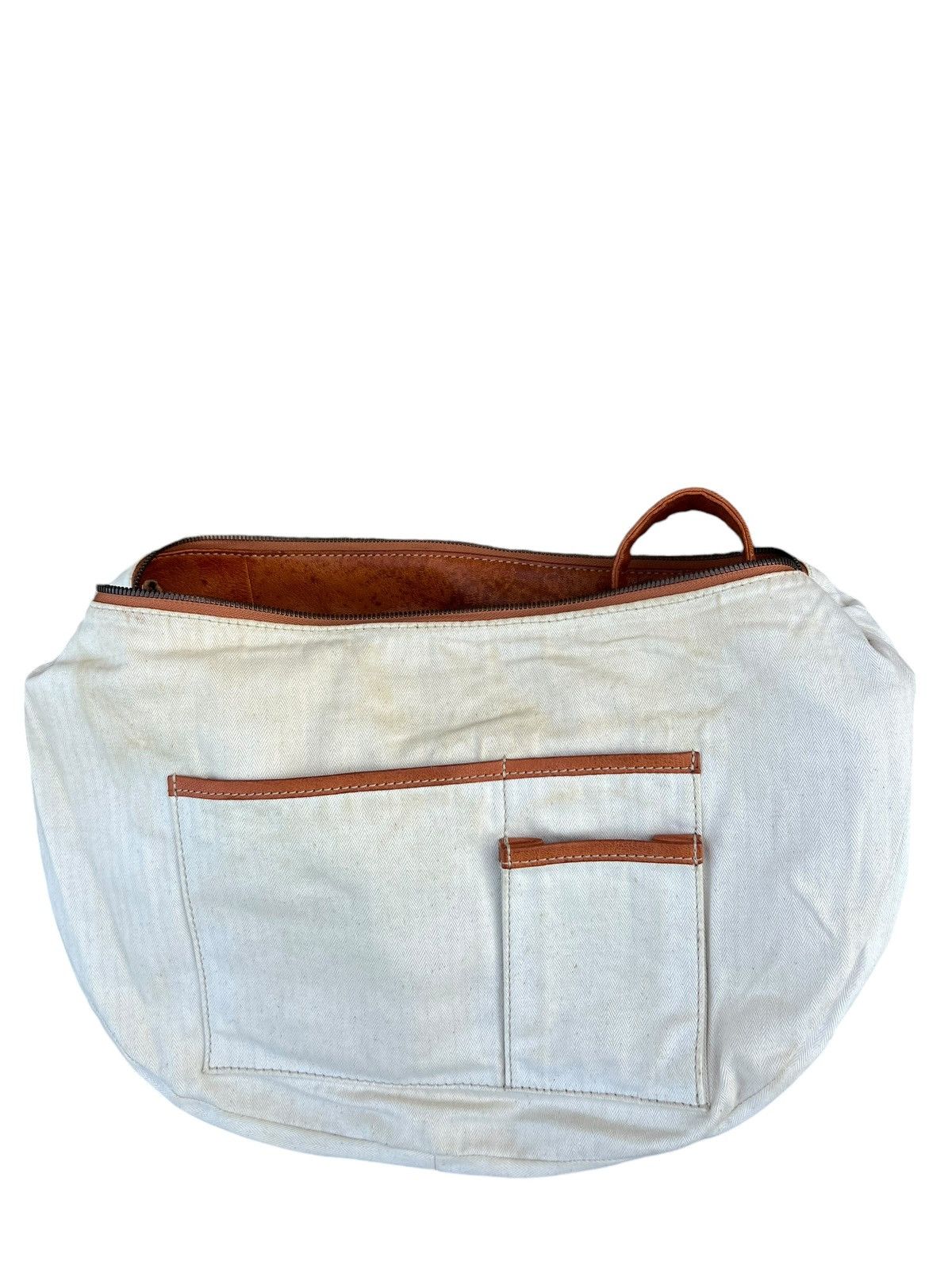 Leather Genten Japan Fade Patina Leather Bag Banana Size ONE SIZE - 21 Thumbnail