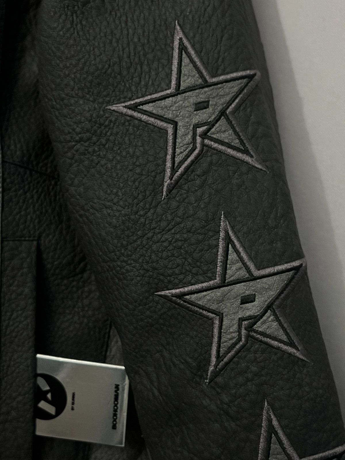 Boohoo PSTAR⭐️ BOXY FAUX LEATHER PANELLED MOTO JACKET BY GUNNA Size US M / EU 48-50 / 2 - 8 Thumbnail