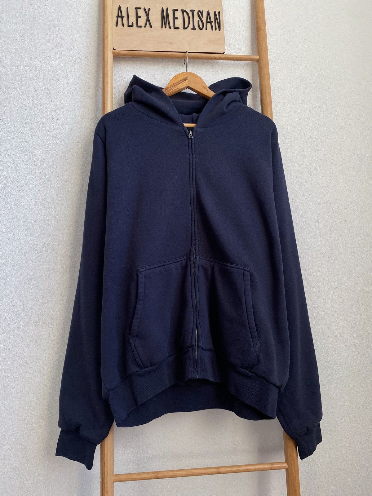 Balenciaga × Gap × Kanye West Yeezy Gap engineered by Balenciaga Zip Up Hoodie Size US XL / EU 56 / 4 - 3 Thumbnail