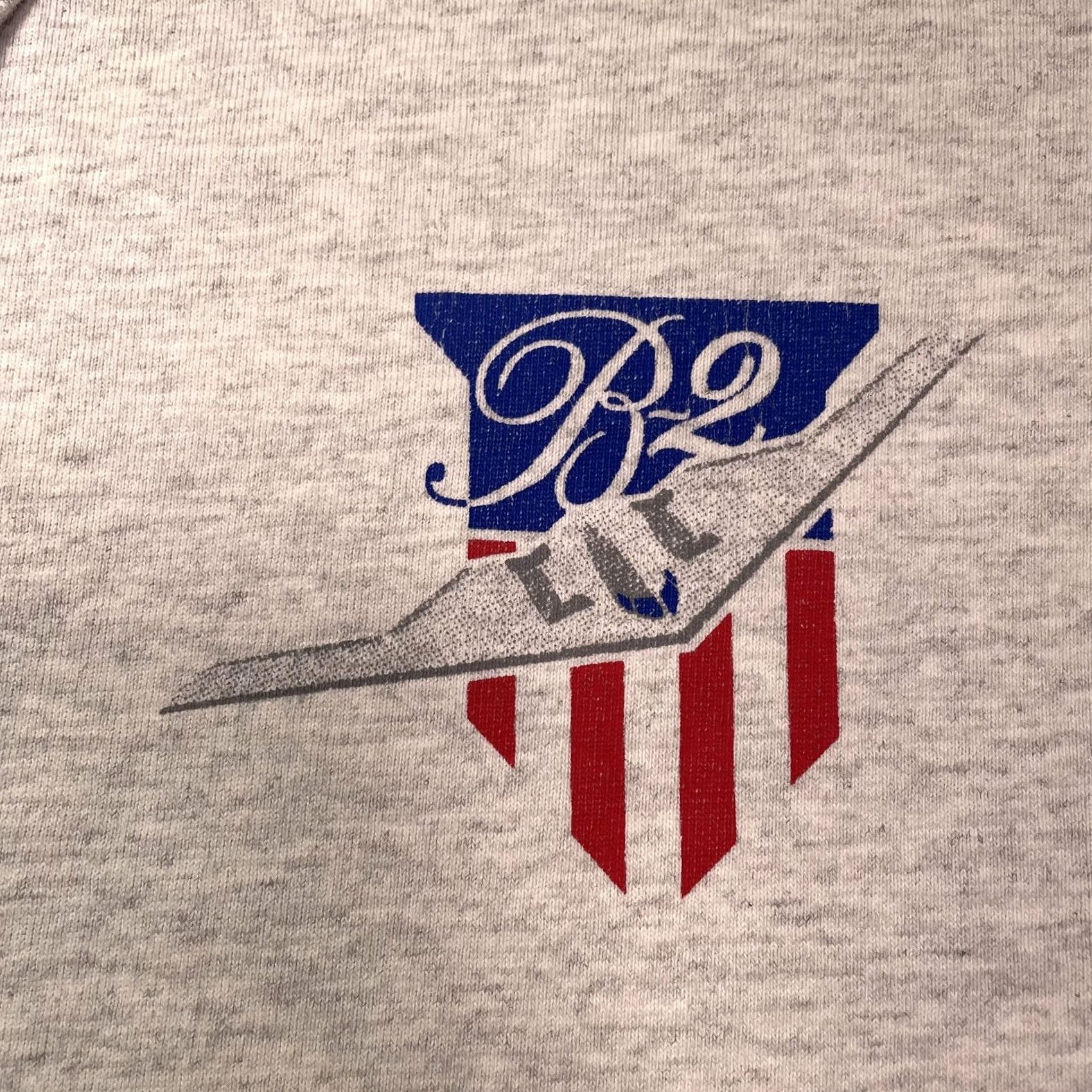 Vintage VINTAGE B2 Bomber Polo Shirt Mens 2XL Cotton Deluxe Patriotic Military Aviation Shirt Mens 2XL Gray Front Graphic Logo Cockpit Style Size US XXL / EU 58 / 5 - 2 Thumbnail