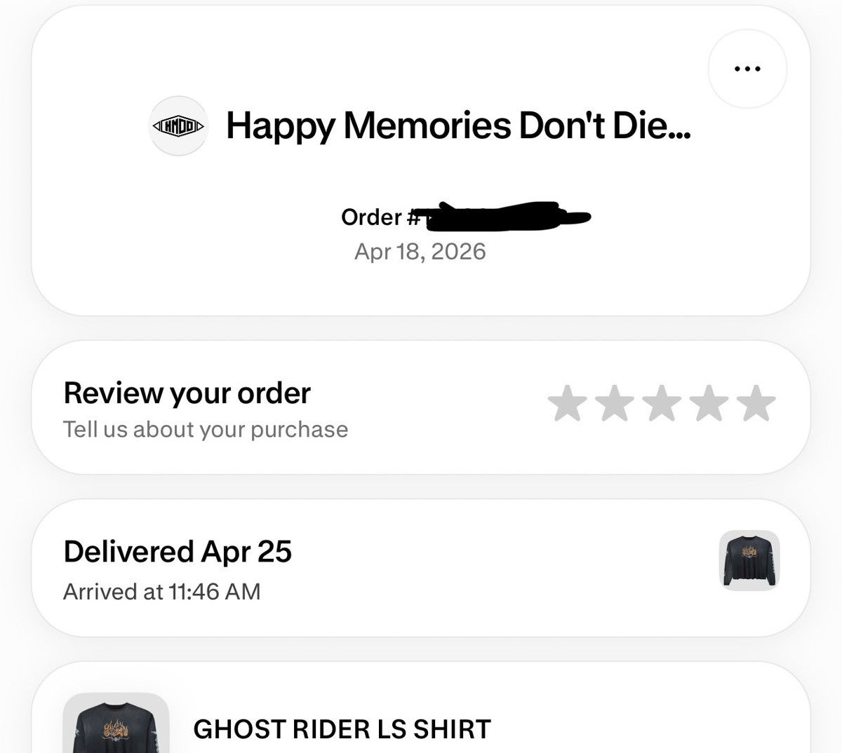 HMDD HMDD Ghost Rider L/S tee Size US XXL / EU 58 / 5 - 3 Thumbnail