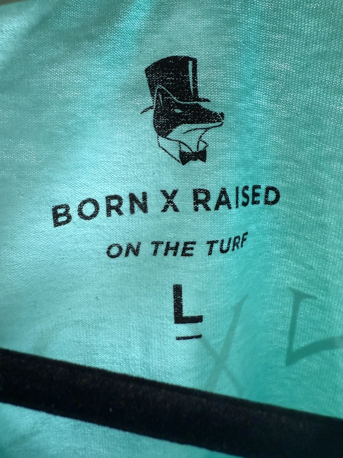 Born X Raised BORN X RAISED ON THE TURF BXR LA TEE TEAL Size L Size US L / EU 52-54 / 3 - 4 Thumbnail