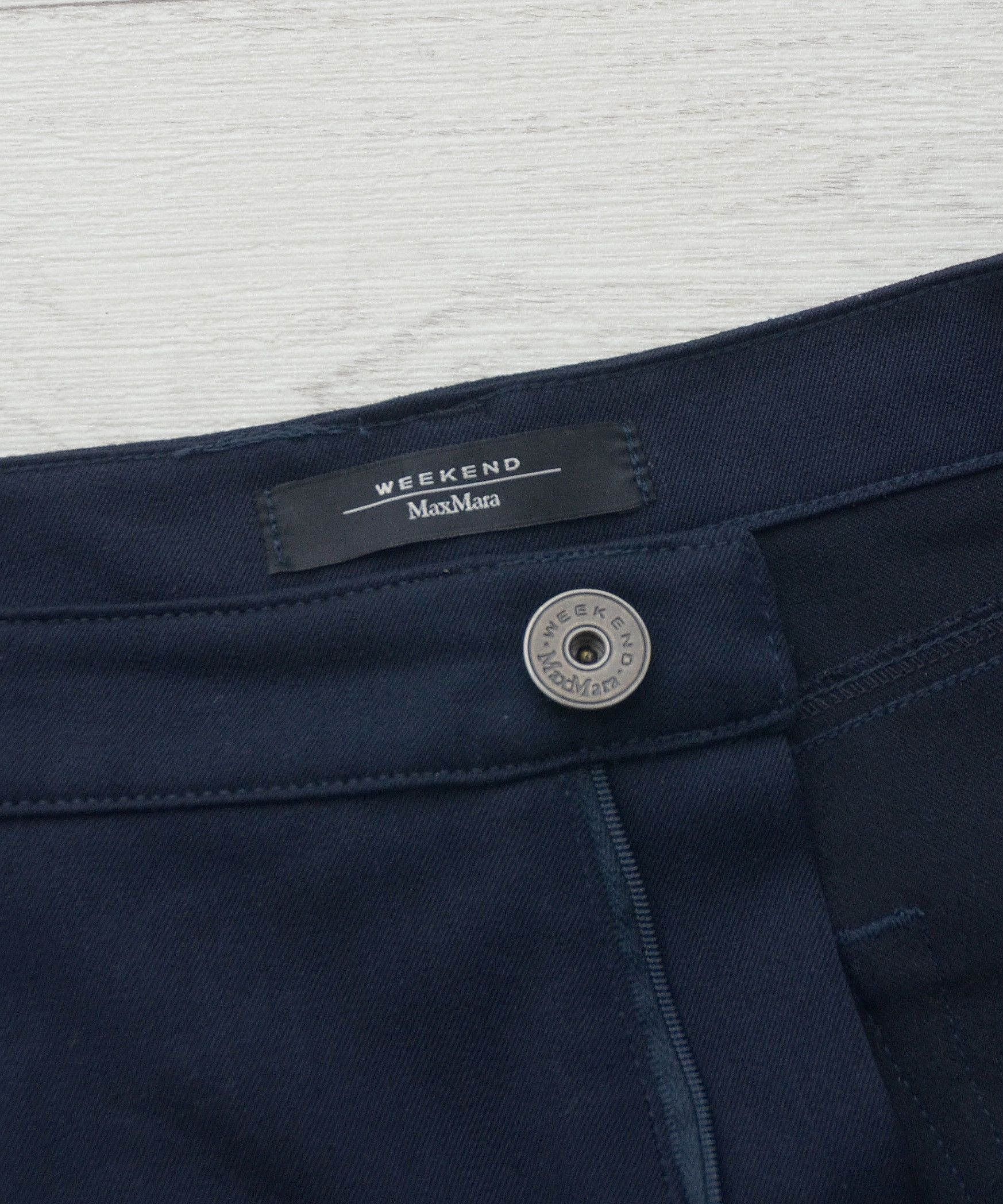 Max Mara × Weekend Max Mara Luxury Max Mara Weekend Womens Stretch Pants Designer Size 36" / US 14 / IT 50 - 7 Thumbnail